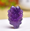 Natural Amethyst Nine-tailed Fox Pendant Fashion Jewelry