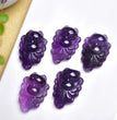 Natural Amethyst Nine-tailed Fox Pendant Fashion Jewelry