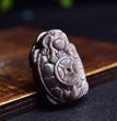 Natural Silver Sheen Obsidian Dragon Turtle Pendant Fashion Jewelry