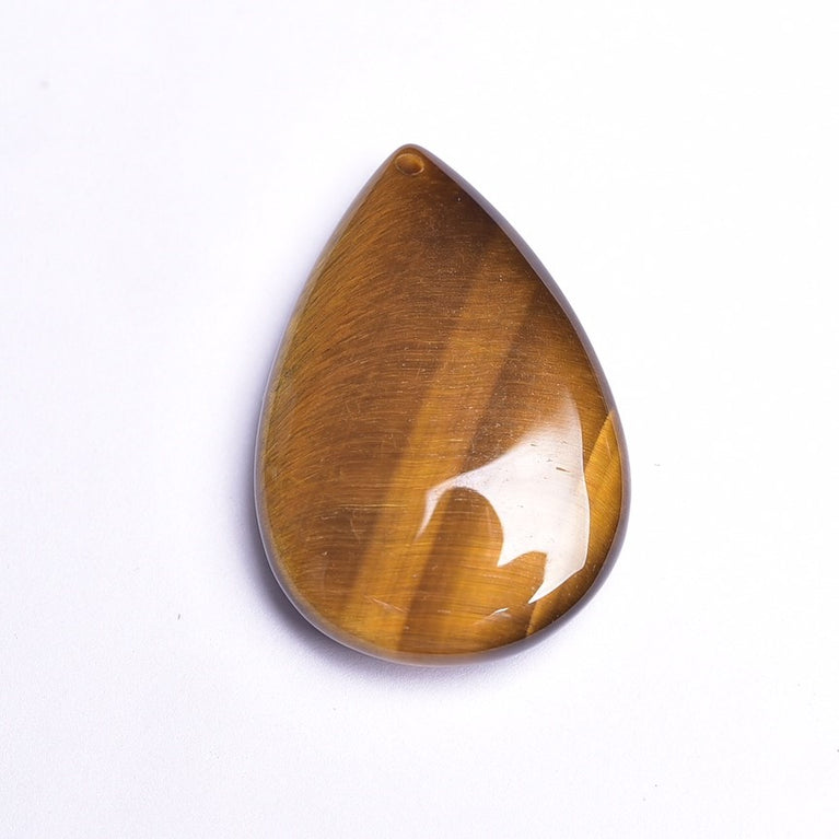 Natural South African Tiger Eye Teardrop Pendant Fashion Jewelry