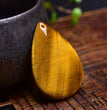 Natural South African Tiger Eye Teardrop Pendant Fashion Jewelry