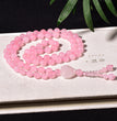 Natural Rose Quartz Necklace Sweater Chain Fashion Jewelry