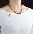 Natural Brizilian Tourmaline Necklace Fashion Jewelry