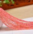 Natural Golden Sunstone Golden Strawberry Faceted Round Beads Strands Loose Beads Jewelry DIY Bracelets