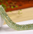 Natural Green Apatite Faceted Round Beads Strands Loose Beads Jewelry DIY Bracelets