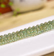 Natural Green Apatite Faceted Round Beads Strands Loose Beads Jewelry DIY Bracelets