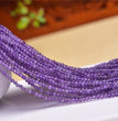 Natural Amethyst Faceted Round Beads Strands Loose Beads Jewelry DIY Bracelets