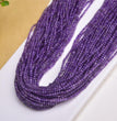 Natural Amethyst Faceted Round Beads Strands Loose Beads Jewelry DIY Bracelets