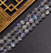 Natural Labradorite Round Beads Strands Loose Beads Jewelry DIY Bracelets