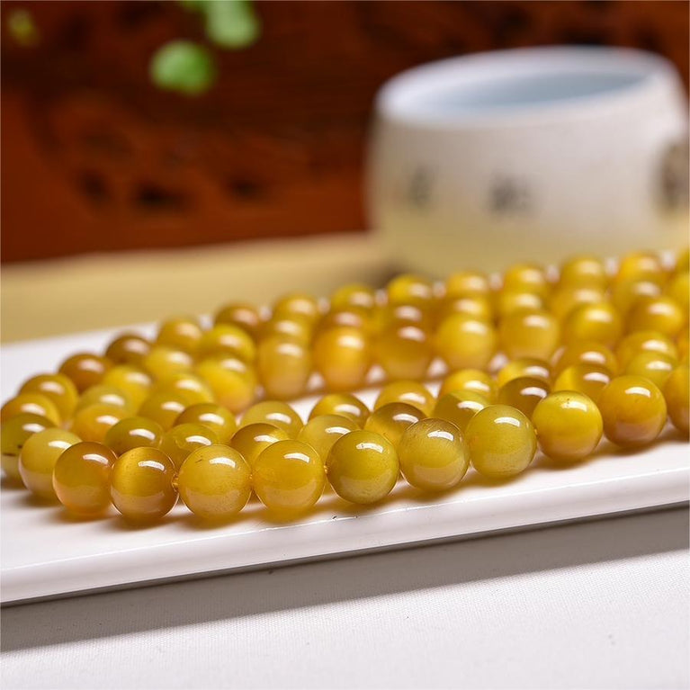 Natural Golden Tiger Eye Round Beads Strands Loose Beads Jewelry DIY Bracelets