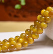 Natural Golden Tiger Eye Round Beads Strands Loose Beads Jewelry DIY Bracelets