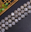 Natural Silver Moonstone Round Beads Strands Loose Beads Jewelry DIY Bracelets