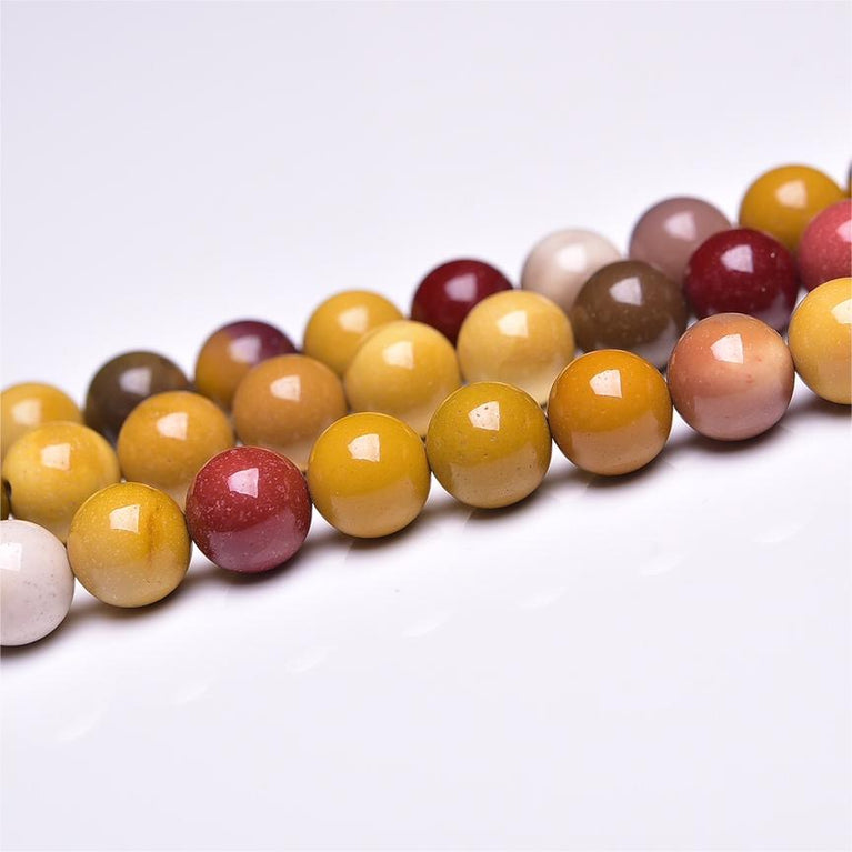 Natural Mookite Round Beads Strands Loose Beads Jewelry DIY Bracelets