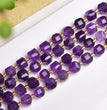 Natural Light Faceted Cube Beads Strands Loose Beads Jewelry DIY Bracelets