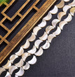 Natural Shell Moon Beads Strands Loose Beads Jewelry DIY Bracelets