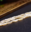 Natural Shell Moon Beads Strands Loose Beads Jewelry DIY Bracelets