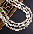 Natural Shell Moon Beads Strands Loose Beads Jewelry DIY Bracelets