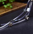 Natural Black Shell Star Beads Strands Loose Beads Jewelry DIY Bracelets