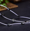 Natural Black Shell Moon Beads Strands Loose Beads Jewelry DIY Bracelets