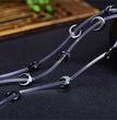 Natural Black Shell Moon Beads Strands Loose Beads Jewelry DIY Bracelets