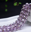 Natural Light Amethyst Faceted Round Beads Strands Loose Beads Jewelry DIY Bracelets