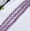 Natural Light Amethyst Faceted Round Beads Strands Loose Beads Jewelry DIY Bracelets