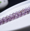 Natural Light Amethyst Faceted Round Beads Strands Loose Beads Jewelry DIY Bracelets