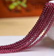 Natural Garnet Small Beads Strands Loose Beads Jewelry DIY Bracelets