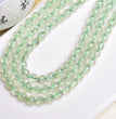 Natural Prehnite Faceted Beads Strands Loose Beads Jewelry DIY Bracelets