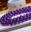 Natural Amethyst Round Beads Strands Loose Beads Jewelry DIY Bracelets