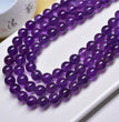 Natural Amethyst Round Beads Strands Loose Beads Jewelry DIY Bracelets