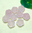 Natural Rose Quartz Peony Jewelry Charms Mini Carvings Confetti