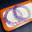 Natural Ombre Lavender Amethyst Beads Bracelets