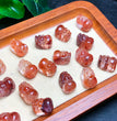 Natural Fire Quartz Pixiu Jewelry Charms