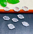 Natural Clear Quartz Double Points Jewelry Charms