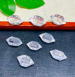 Natural Clear Quartz Double Points Jewelry Charms