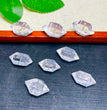 Natural Clear Quartz Double Points Jewelry Charms