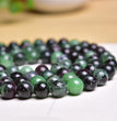 Natural Ruby Zoisite Round Beads Strands Loose Beads Jewelry DIY Bracelets