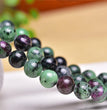 Natural Ruby Zoisite Round Beads Strands Loose Beads Jewelry DIY Bracelets