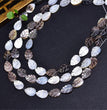 Natural Black Shell Leaf Beads Strands Loose Beads Jewelry DIY Bracelets