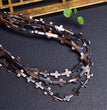 Natural Black Shell Cross Beads Strands Loose Beads Jewelry DIY Bracelets