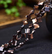 Natural Black Shell Four Leaf Clover Beads Strands Loose Beads Jewelry DIY Bracelets