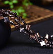 Natural Black Shell Four Leaf Clover Beads Strands Loose Beads Jewelry DIY Bracelets