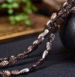 Natural Black Shell Leaf Beads Strands Loose Beads Jewelry DIY Bracelets