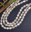 Natural White Shell Leaf Beads Strands Loose Beads Jewelry DIY Bracelets