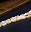 Natural White Shell Leaf Beads Strands Loose Beads Jewelry DIY Bracelets