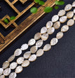 Natural White Shell Leaf Beads Strands Loose Beads Jewelry DIY Bracelets