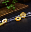 Natural Golden Shell Daisy Flower Beads Strands Loose Beads Jewelry DIY Bracelets