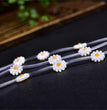 Natural Shell Daisy Flower Beads Strands Loose Beads Jewelry DIY Bracelets