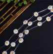 Natural Shell Daisy Flower Beads Strands Loose Beads Jewelry DIY Bracelets